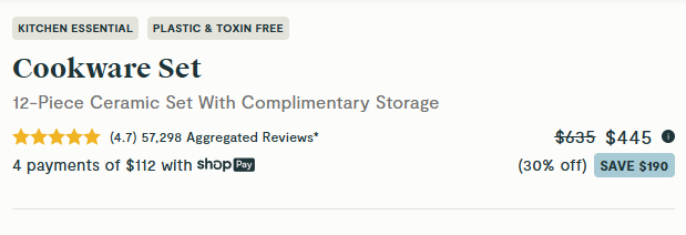 caraway star ratings